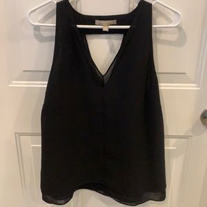 Banana Republic M black tank sleeveless layer